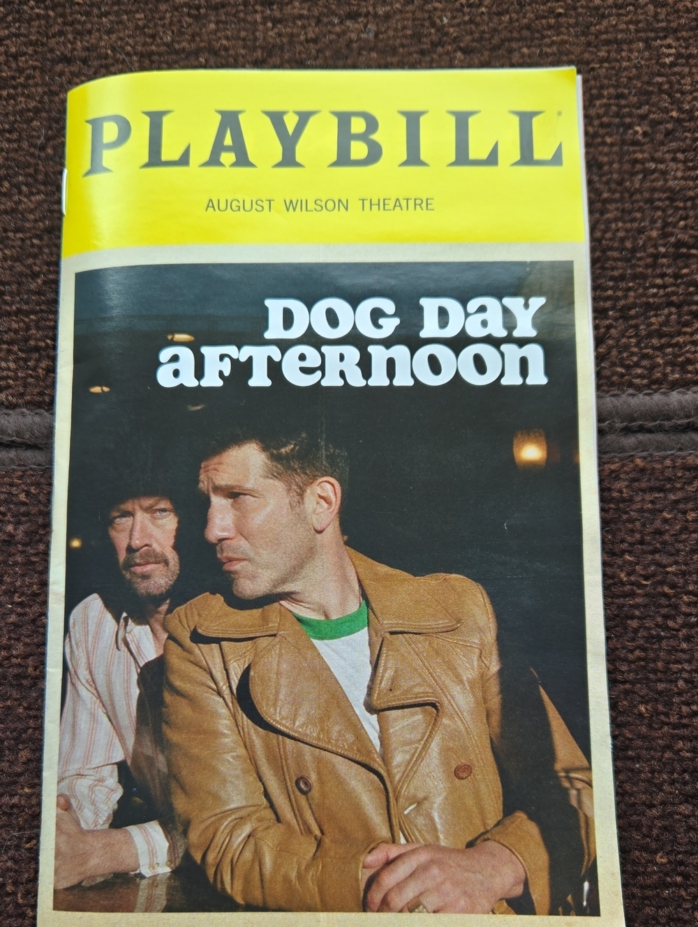 "Dog Day Afternoon" Broadway Playbill